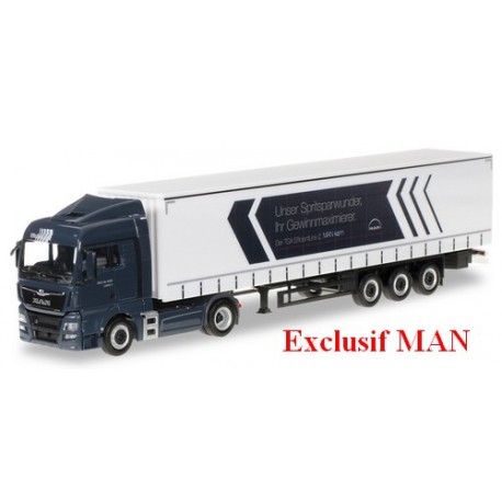 MAN TGX XLX E6 + semi-remorque tautliner "TGX Efficient Line"