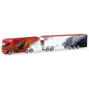 Scania CS 20 HD camion + rqe frigo Eurocombi "Ristimaa Fire Bird" (SF)