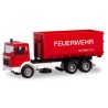 Man F8 camion Porte benne déposable "Feuerwehr"