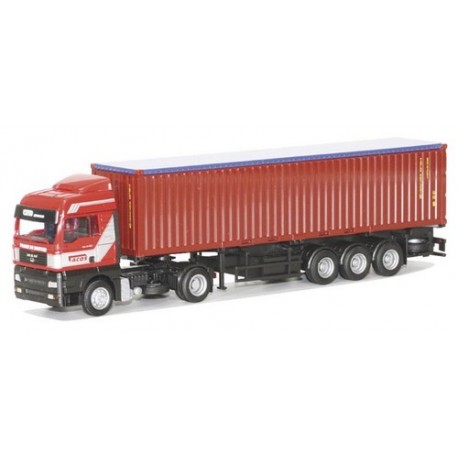 MAN TGA XLX + semi-rqe Pte container 40' Open Top "ACL" (Acos)