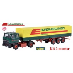 Raba/Daf 2800 + semi-remorque bâchée "Hungarocamion" (kit à monter)