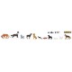 Set de 7 chiens et 4 chats