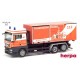 MAN TGX XLX camion Pte berce déposable "Fw Kassel" (rouge fluo)