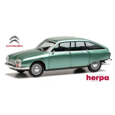 Citroen GS berline (1970) 5 portes vert nopal métallisé