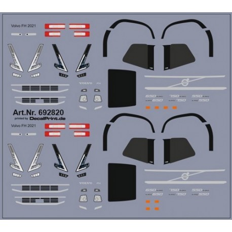 Planche de décalcomanies pour Volvo FH '20