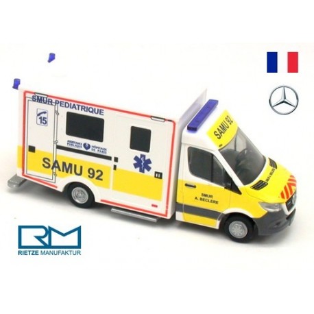 MB Sprinter ambulance Samu 92 (France) - SMUR Pédiatrie