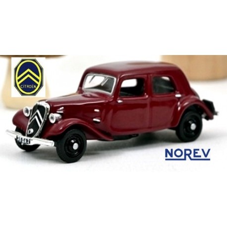 Citroen Traction 11AL berline (1938) rouge excelsior