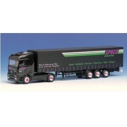 MB Actros LH + semi-remorque tautliner Speco Spedition