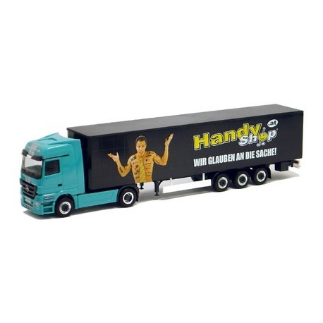 MB Actros LH 08 "Angleitner" + semi-rqe tautliner Handy Shop (A)