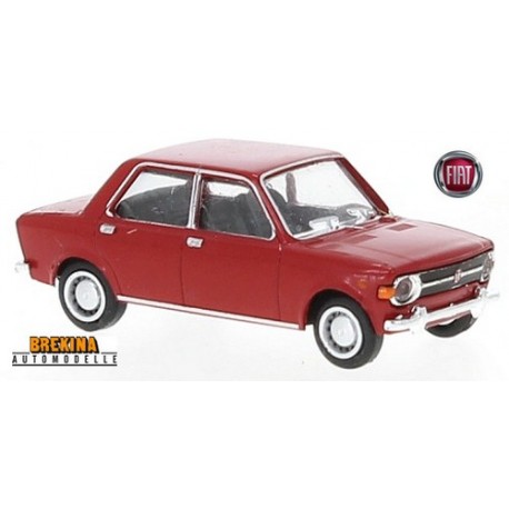 Fiat 128 berline (1969) rouge