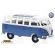 VW T1b Samba minibus avec voussoirs bleu et blanc (1960)