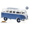 VW T1b Samba minibus avec voussoirs bleu et blanc (1960)