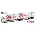 Scania CS 20 HD camion 6x2 + remorque frigo "Swedencombi - Ahola Tranpsort" (SF)