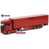 Scania CS 20 HD 6x2 + semi-remorque frigorifique rouge rubis (sans marquage)