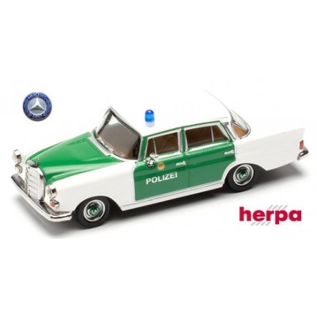 MB 200 (W108 - 1965) berline 4 portes "Heckflosse" - Polizei Hamburg