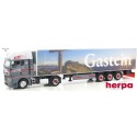 MAN TGX GM + semi-remorque frigorifique "Gastein - Herzer" (A)