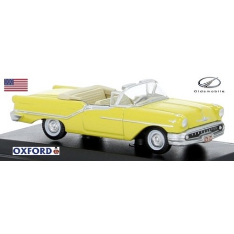 Oldsmobile 88 Convertible (1957) Jaune coronado - intérieur blanc