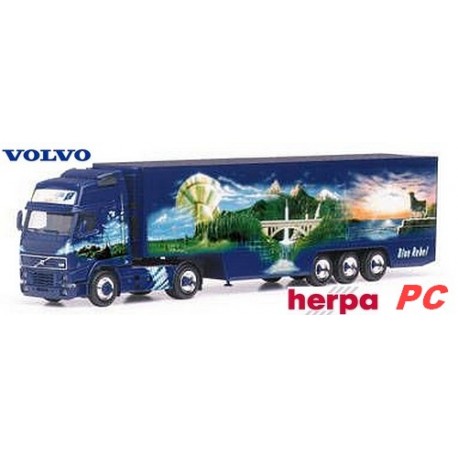 Volvo FH XL + semi-remorque frigorifique "Blue Rebel" - PC