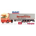 Daf XF SSC E6 + semi-remorque benne à fond mouvant "Interspan" (CH)