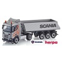 Scania CR ND XT + semi-remorque benne Schmitz - Promotionnel Scania