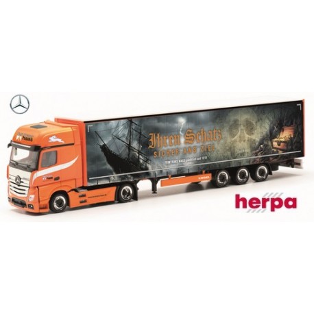 MB Actros Giga '18  + semi-remorque Megaliner "Ferntrans Haas"