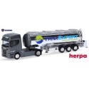 Scania CR 20 HD + semi-remorque citerne chromée "Tank Expert" (Pologne)