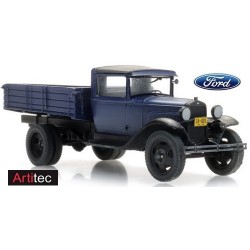 Ford Model AA camion plateau à ridelles - modèle monté et peint en résine
