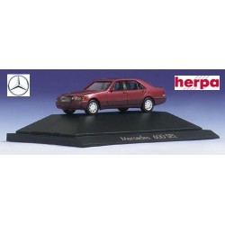 MB Classe 600 SEL (W140 - 1991) rouge almandin métallisé - PC