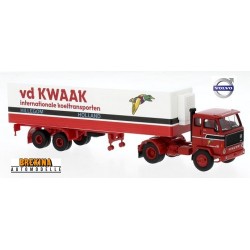 Volvo F89 + semi-remorque frigorifique "v.d. Kwaak" (NL) - nouveau design