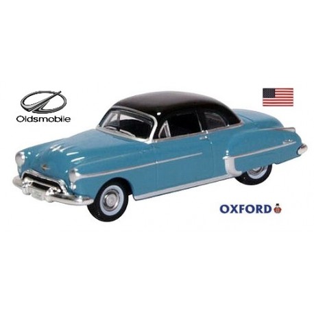 Oldsmobile Rocket 88 Coupe (1949) bleu crête à toit noir