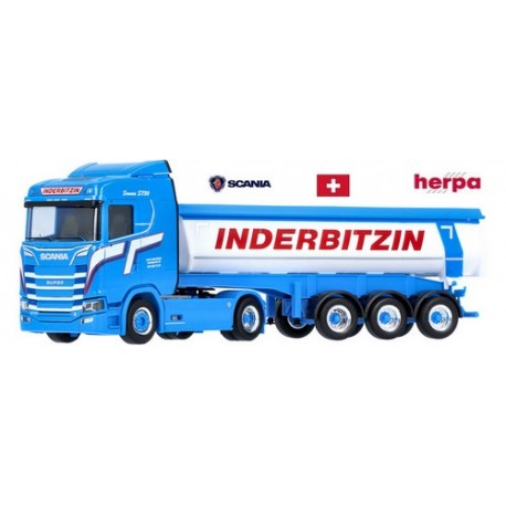 Scania CS 20 ND + semi-remorque benne calorifique "Inderbitzin" (CH)