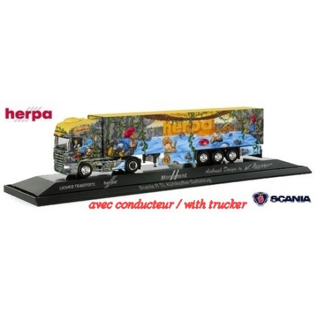 Scania R 04 TL + semi-remorque frigorifique "Herpa Monument II" - PC