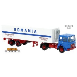 MAN F7 + semi-remorque frigorifique (1970) "Romania"