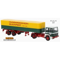 MAN F7 + semi-remorque bâchée (1970) "Hungarocamion"