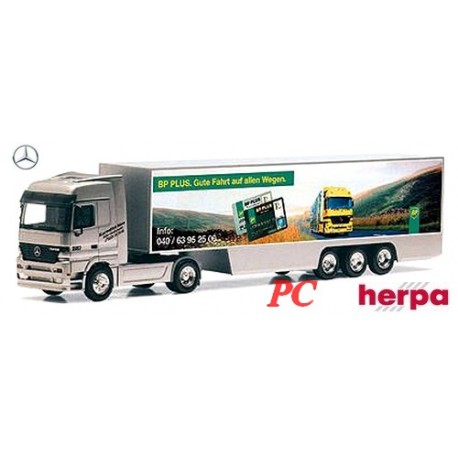 MB Actros LH  + semi-remorque frigorifique carénée "BP Card" - PC