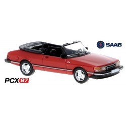 Saab 900 cabriolet (1986) rouge