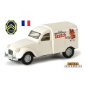 Citroen 2cv fourgonnette AZU 61 "Scotch Colle Transparent" - sold out by Brekina