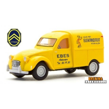 Citroen 2cv fourgonnette AZU 61 "EBES - Antwerpen" (B) - sold out by Brekina