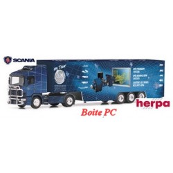 Scania 124 HL + semi-remorque fourgon carénée "BPW" - PC