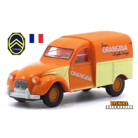 Citroen 2cv fourgonnette AZU 61 "Buvez Orangina" - sold out by Brekina