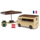 Citroen Type H "Food Truck - Café HY" avec parasol