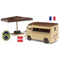 Citroen Type H "Food Truck - Café HY" avec parasol