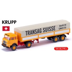 Krupp 806 + semi-remorque bâchée "Transag Suisse" (CH) 1964