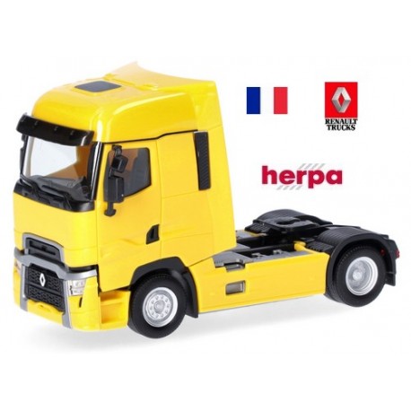 Renault T facelift Tracteur solo caréné jaune