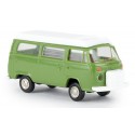 VW T2 camping-car vert avec roue de secours bâchée - sold out by Brekina