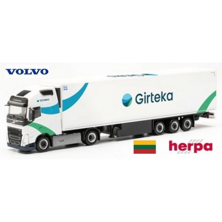 Volvo FH XL 20 + semi-remorque frigorifique "Girteka" (Lituanie)