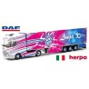 DAF XG+ + semi-remorque frigorifique "Longa" (Italie)