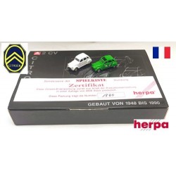 Set Citroen 2cv "une automobile de légende" - Modèle exclusif - tirage limité