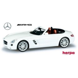 MB SLS AMG roadster blanc - sold out by Herpa