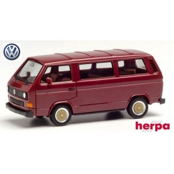 VW T3 minibus marron foncé avec jantes BBS - sold out by Herpa